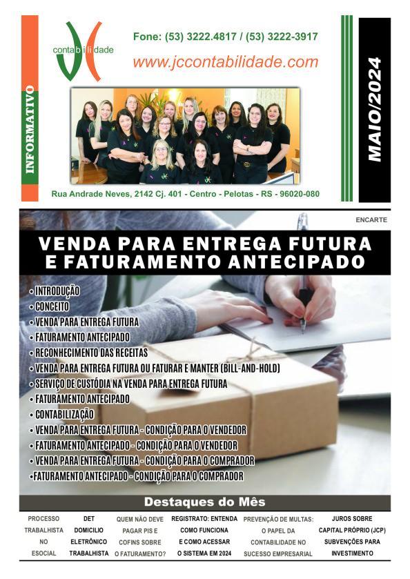 Maio 2024 - Informativos on-line - Informação é conhecimento, e conhecimento é poder.