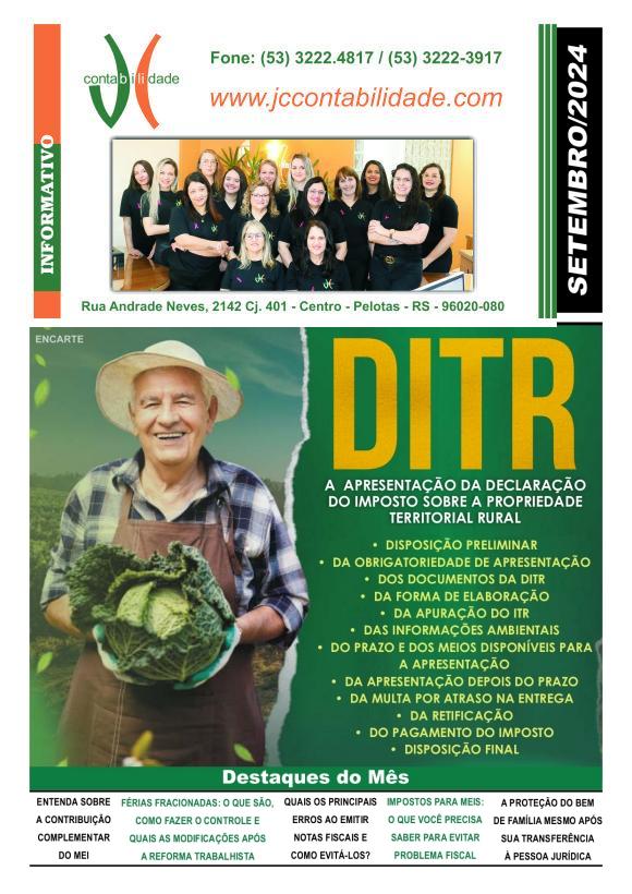 Setembro 2024 - Informativos on-line - Informação é conhecimento, e conhecimento é poder.