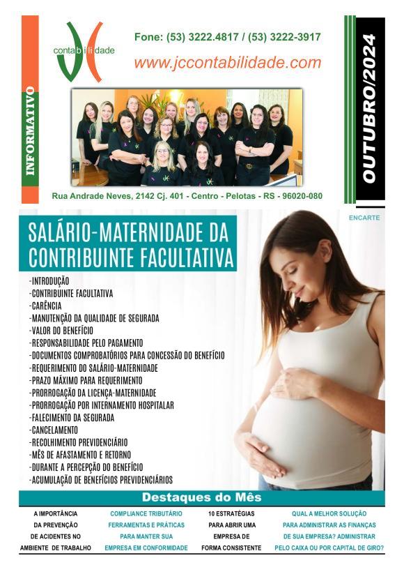 Outubro 2024 - Informativos on-line - Informação é conhecimento, e conhecimento é poder.