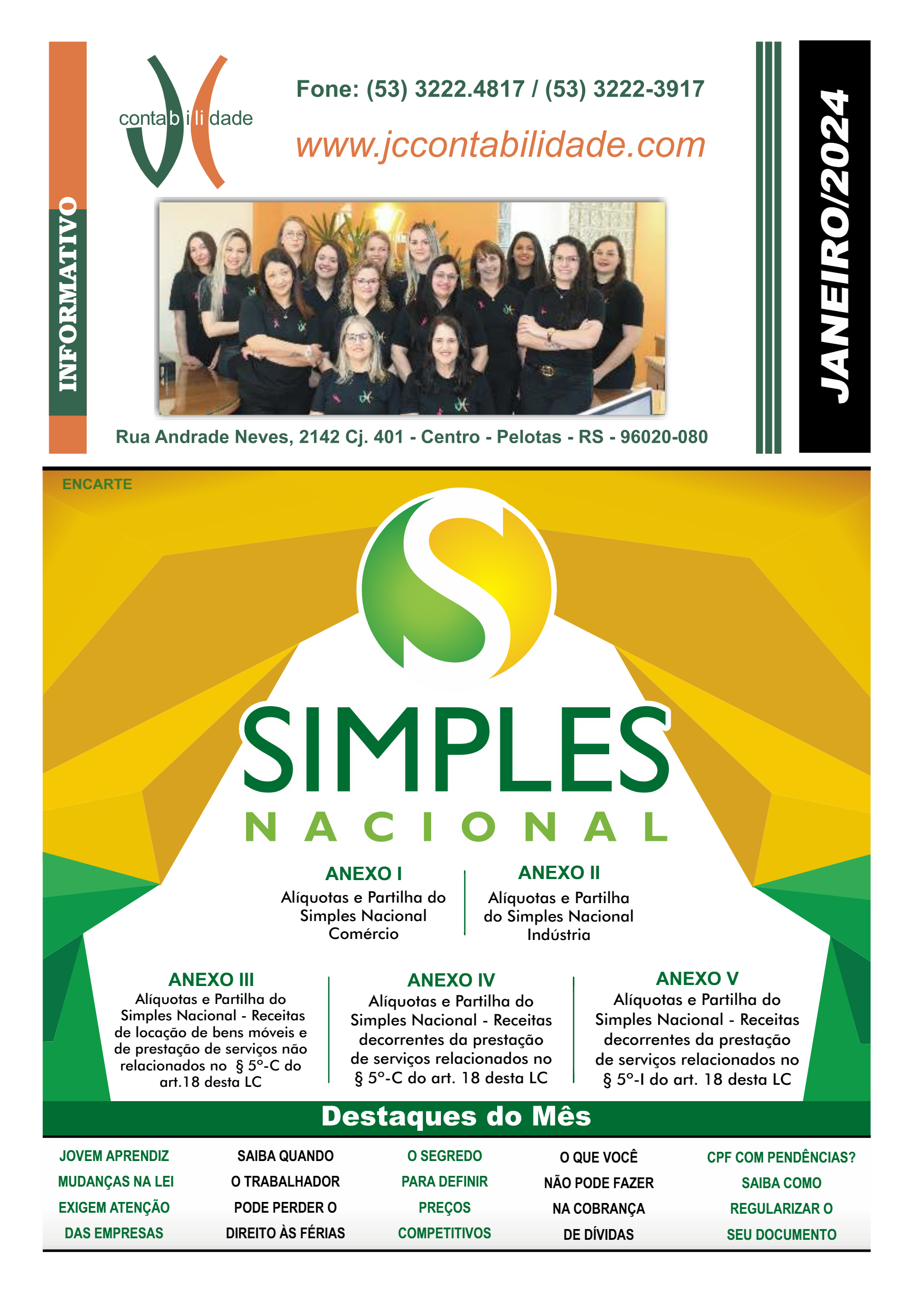 Janeiro 2024 - Informativos on-line - Informação é conhecimento, e conhecimento é poder.